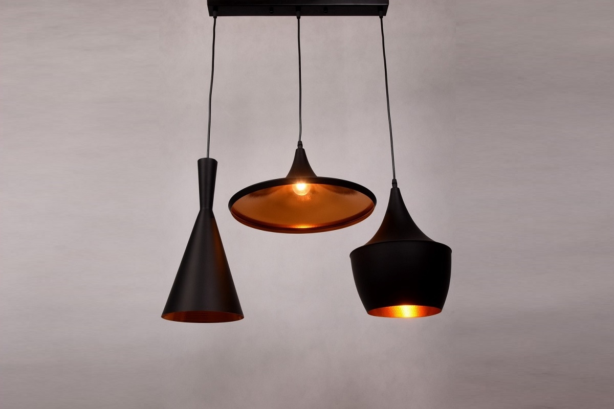 Lampadario a sospensione in stile industriale trio moderno e economico