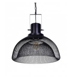 Lampada a sospensione in stile industriale vintage gabbia GLENCOR Nero