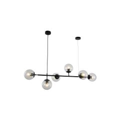 Lampadario a sospensione di design moderna con 6 sfera in vetro CEREDO - Arrediorg