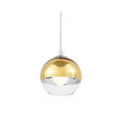 Lampada a sospensione di design a sfera in vetro VERONI D15 Oro