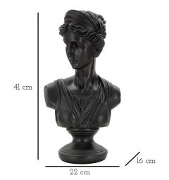 misure mezzo busto a forma di donna romana