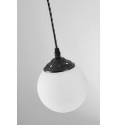 Lampada moderna a sospensione nera a sfera FINO W1