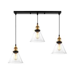 Lampadario a sospensione design moderno tre punti luce