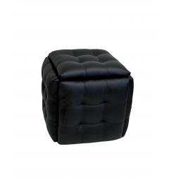 Pouf modulare 5 in 1 ecopelle nera