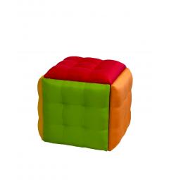 Pouf modulare 5 in 1 multicolor imbottito