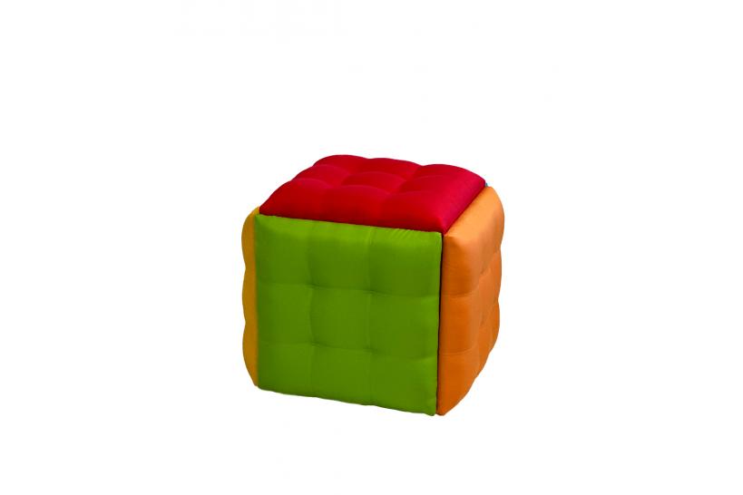 Pouf modulare 5 in 1 multicolor imbottito