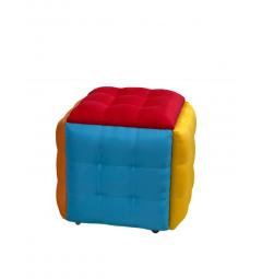 Pouf modulare 5 in 1 multicolor imbottito