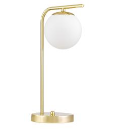 Lampada da tavolo ad 1 punto luce design elegante oro