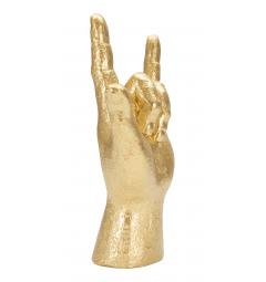 Statua dorata a forma di mano