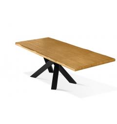 Tavolo legno allungabile da pranzo rettangolare da 6 a 12 persone 160X90 TREND