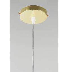 Lampada appesa 1 punto luce struttura in metallo oro LEDO W1 - Arrediorg