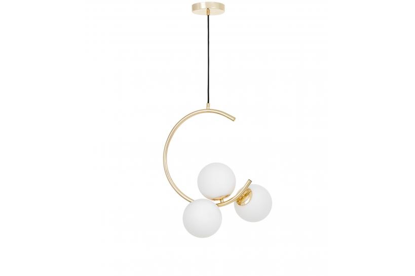 Lampada a sospensione design moderno color oro BONIO W3 - Arrediorg