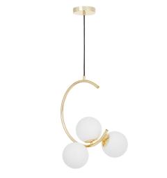 Lampada a sospensione design moderno color oro BONIO W3 - Arrediorg