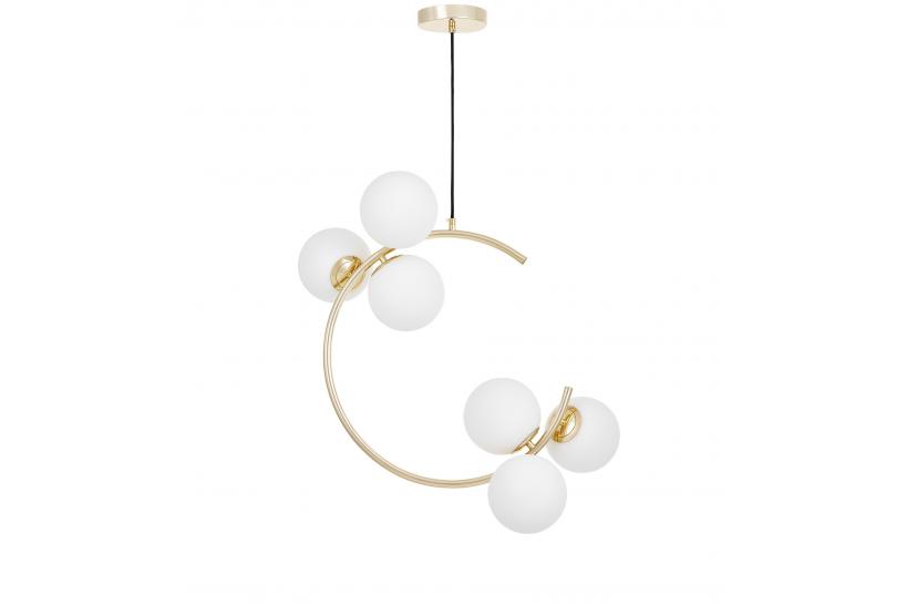 Lampada a sospensione design moderno oro BONIO W6 - Arrediorg