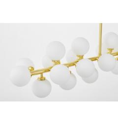 Lampadario design moderno struttura in metallo oro PETRICA W24 - Arrediorg