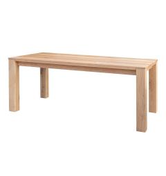 Tavolo da pranzo legno massello di rovere naturale 90x160 GAIA