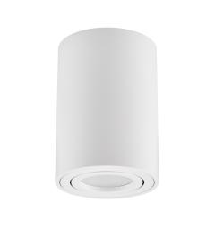 Lampada da soffitto a forma di tubo in metallo bianco - Arrediorg