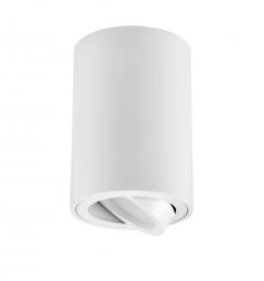 Lampada da soffitto a forma di tubo in metallo bianco - Arrediorg