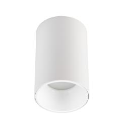 Lampada da soffitto a forma di tubo in metallo bianco - Arrediorg