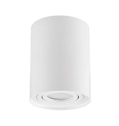 Lampada da soffitto a forma di tubo in metallo bianco - Arrediorg