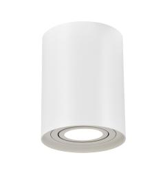 Lampada da soffitto a forma di tubo in metallo bianco - Arrediorg