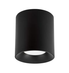 Lampada da soffitto design unico in metallo nero - Arrediorg