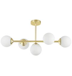 Lampadario design moderno struttura in metallo oro FINO W5 - Arrediorg