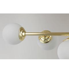 Lampadario design moderno struttura in metallo oro FINO W5 - Arrediorg