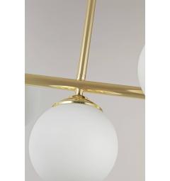 Lampadario design moderno struttura in metallo oro FINO W5 - Arrediorg