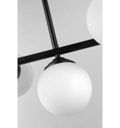 Lampadario design moderno struttura in metallo nero FINO W5 - Arre