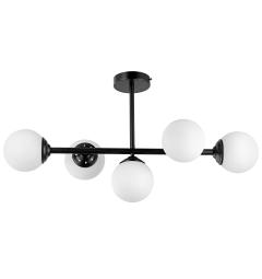 Lampadario design moderno struttura in metallo nero FINO W5 - Arre