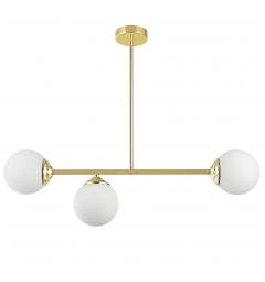 Lampadario design moderno struttura in metallo oro FINO W3 - Arrediorg