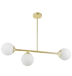 Lampadario design moderno struttura in metallo oro FINO W3 - Arrediorg