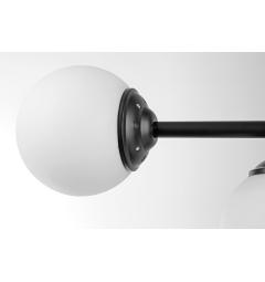 Lampadario design moderno struttura in metallo nero FINO W3 - Arrediorg