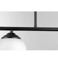 Lampadario design moderno struttura in metallo nero FINO W3 - Arrediorg