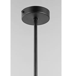 Lampadario design moderno struttura in metallo nero FINO W3 - Arrediorg