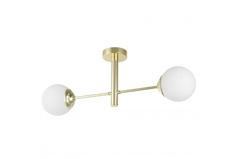 Lampadario design moderno struttura in metallo oro FINO W2 - Arrediorg