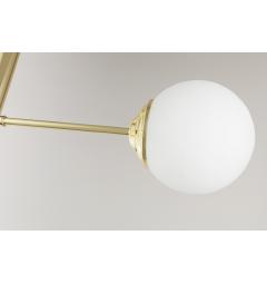 Lampadario design moderno struttura in metallo oro FINO W2 - Arrediorg