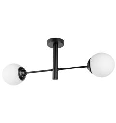 Lampadario design moderno struttura in metallo nero FINO W2 - Arrediorg