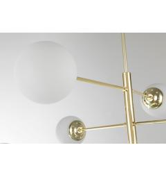 Lampadario design moderno struttura in metallo oro FINO PRO W6 - Arrediorg