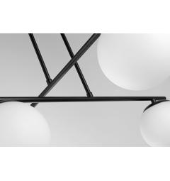 Lampadario design moderno LEDO W4 in metallo nero - Arrediorg