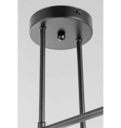 Lampadario design moderno LEDO W4 in metallo nero - Arrediorg