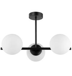 Lampadario design moderno struttura in metallo nero LEDO W3 - Arrediorg