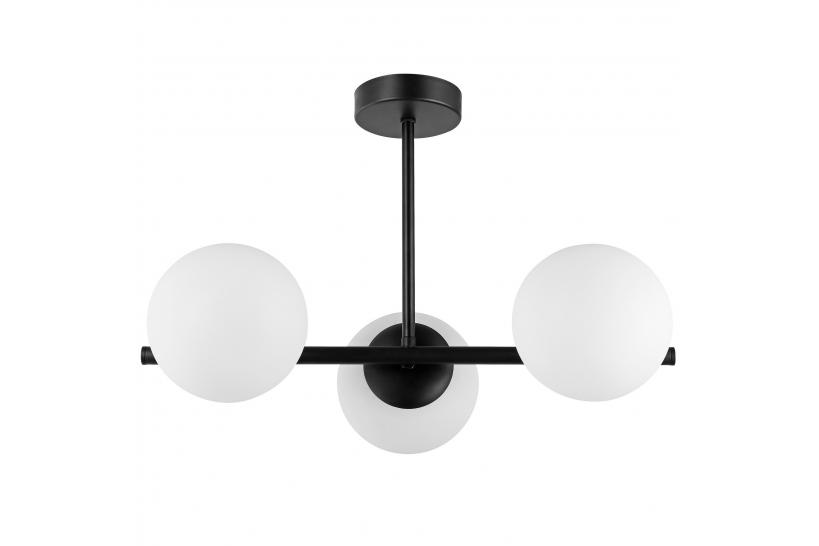 Lampadario design moderno struttura in metallo nero LEDO W3 - Arrediorg