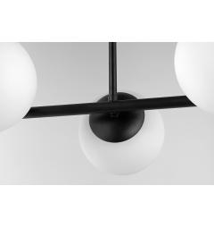 Lampadario design moderno struttura in metallo nero LEDO W3 - Arrediorg