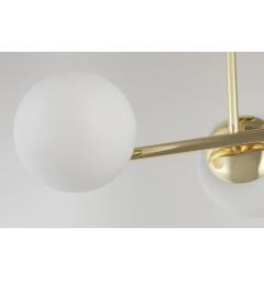 Lampadario design moderno struttura in metallo doratp LEDO W3 - Arrediorg