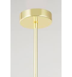 Lampadario design moderno struttura in metallo doratp LEDO W3 - Arrediorg