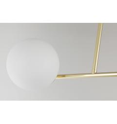 Lampadario design moderno struttura in metallo oro LEDO W2 - Arrediorg