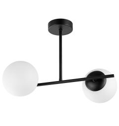 Lampadario design moderno struttura in metallo nero LEDO W2 - Arrediorg