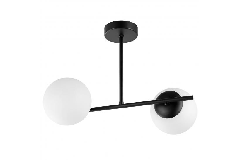 Lampadario design moderno struttura in metallo nero LEDO W2 - Arrediorg